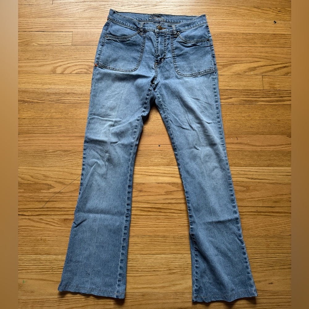 Blue Flared Jeans